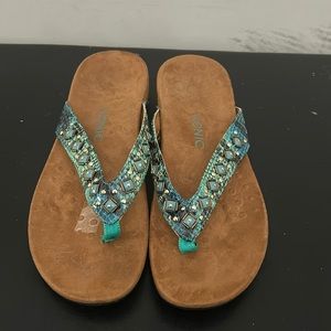 Vionic Hilda Women's Teal Thong Sandals Size 11